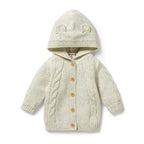 Knitted Cable Jacket - Dew Fleck