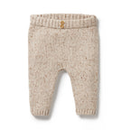 Knitted Legging - Almond Fleck