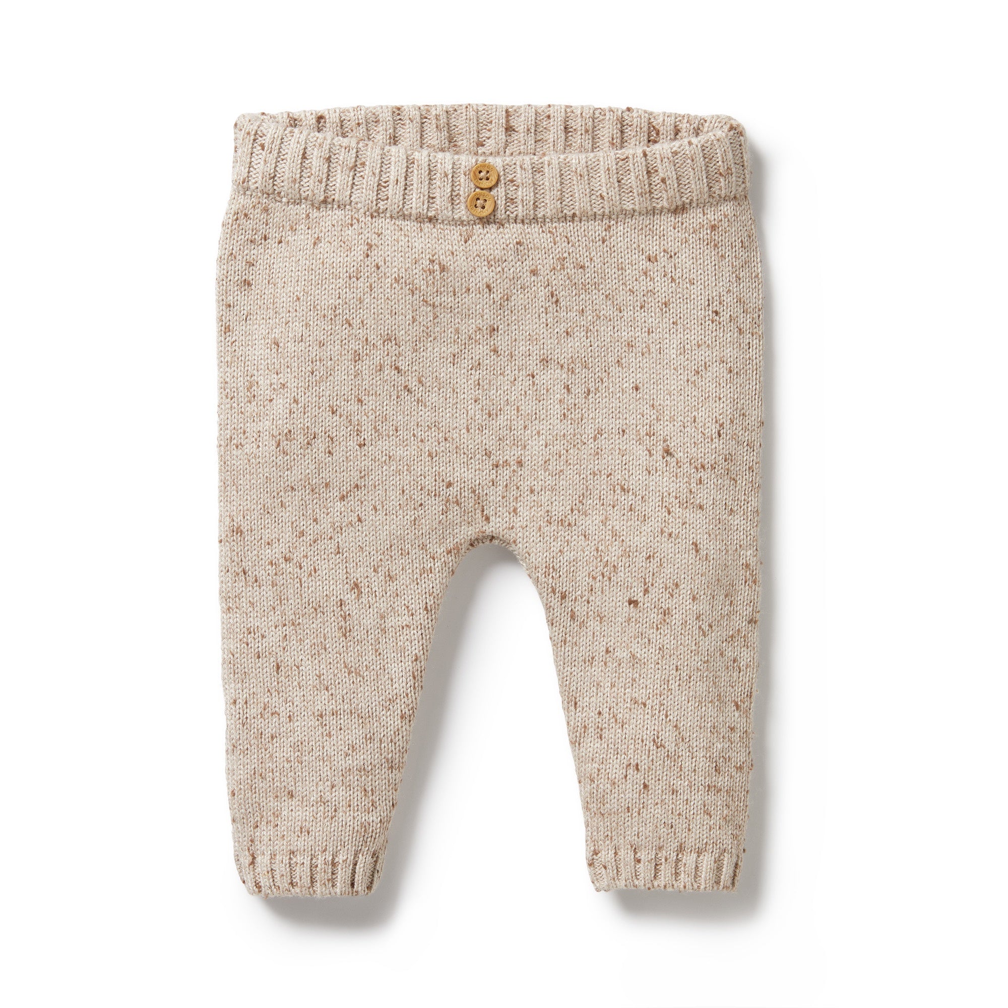Knitted Legging - Almond Fleck