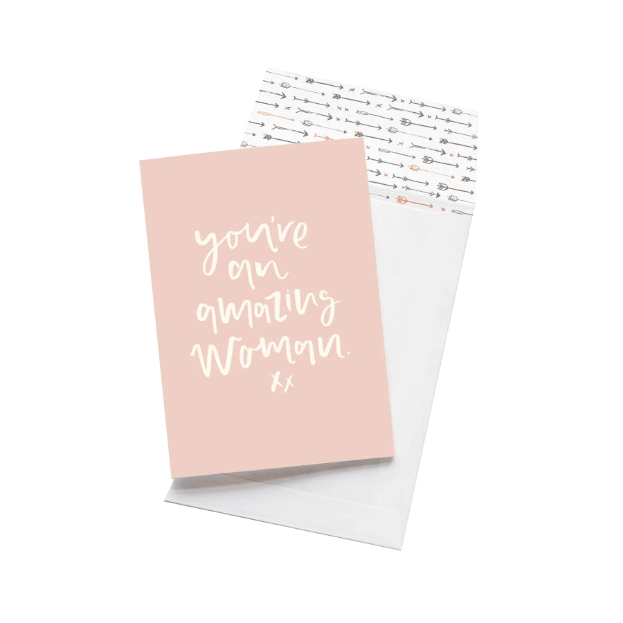 Greeting Card - You're an Amazing Woman