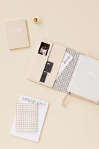 A6 Notebook | Biscuit Gingham | Lined