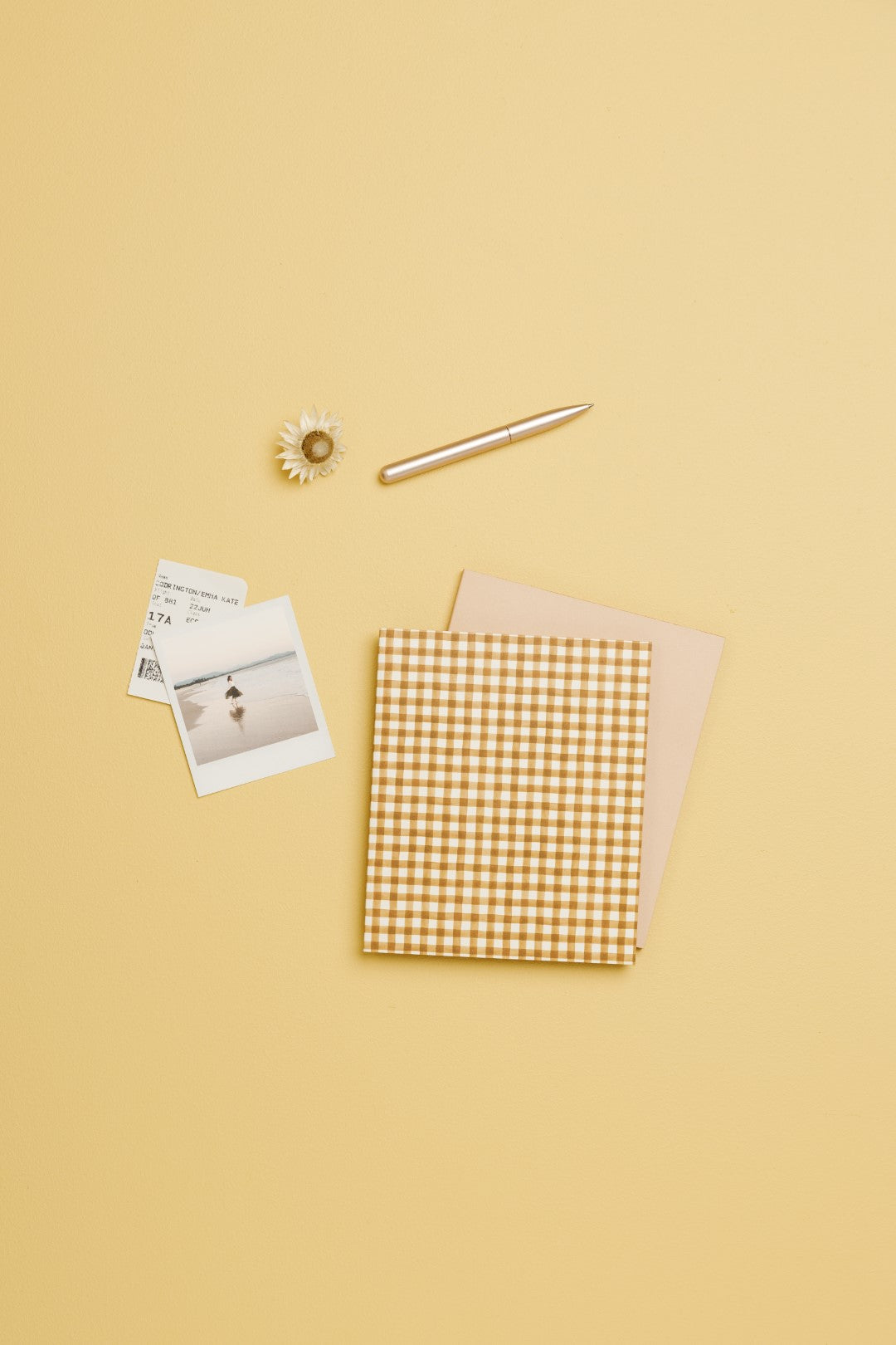 Emma Kate Co. A5 Notebook | Spice Gingham | Lined