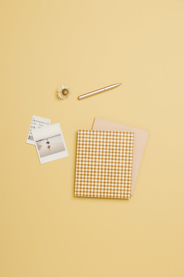 Emma Kate Co. A5 Notebook | Spice Gingham | Lined