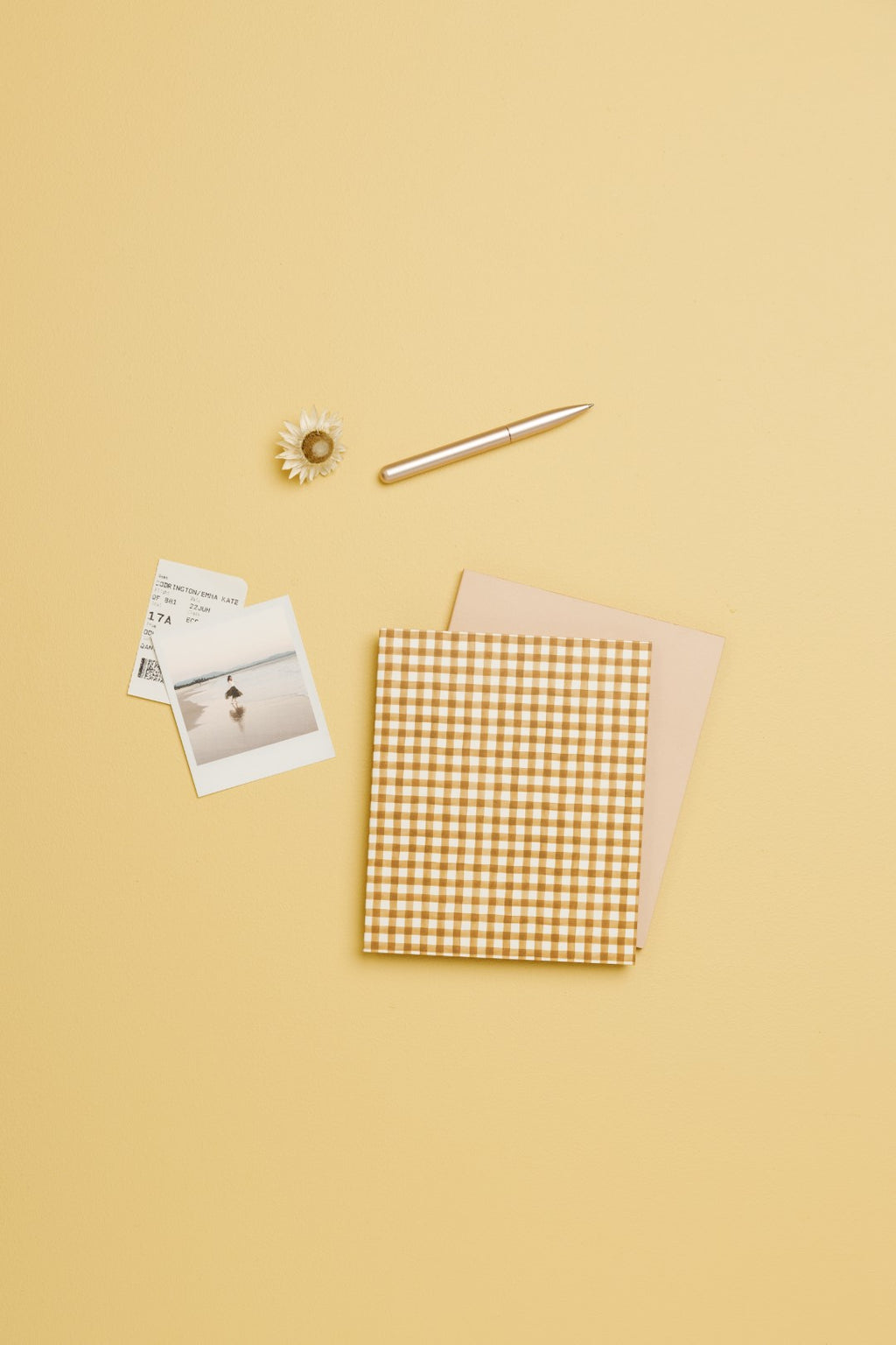 A5 Notebook | Spice Gingham | Lined
