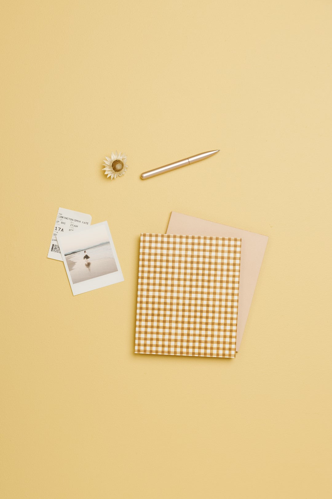 A5 Notebook | Spice Gingham | Lined