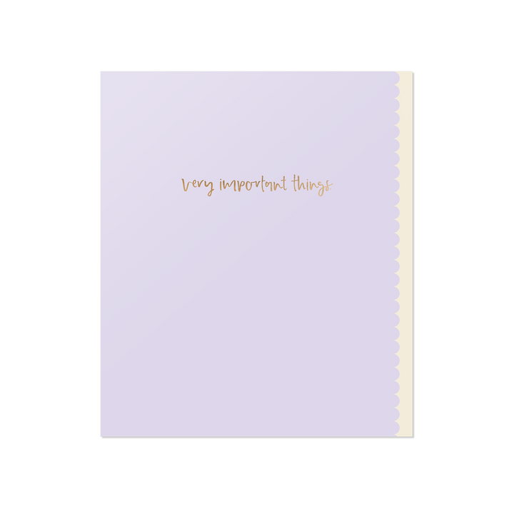 Emma Kate Co. Notebook | Signature | Very Important Things