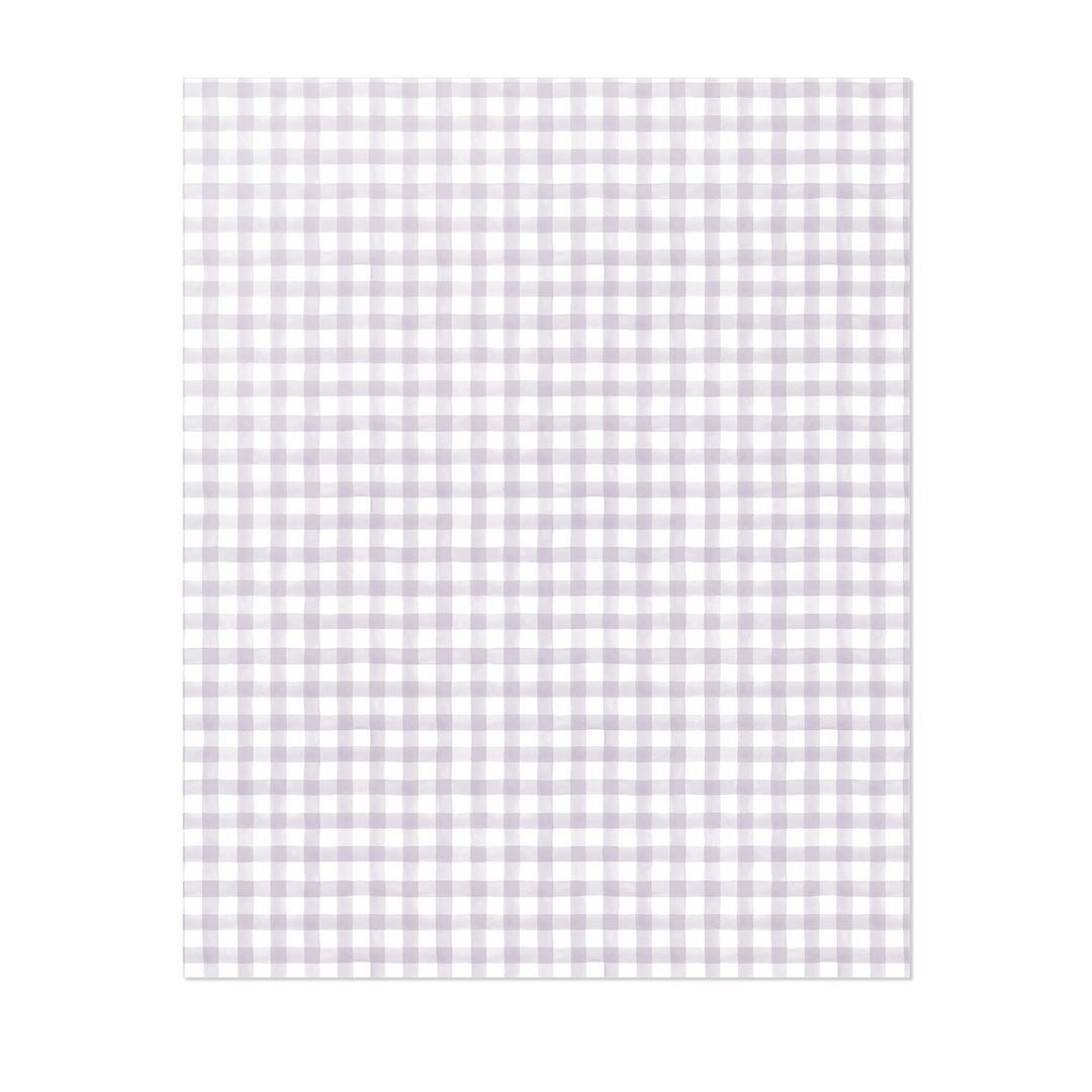 Emma Kate Co. Notebook | Grande | Lilac Gingham