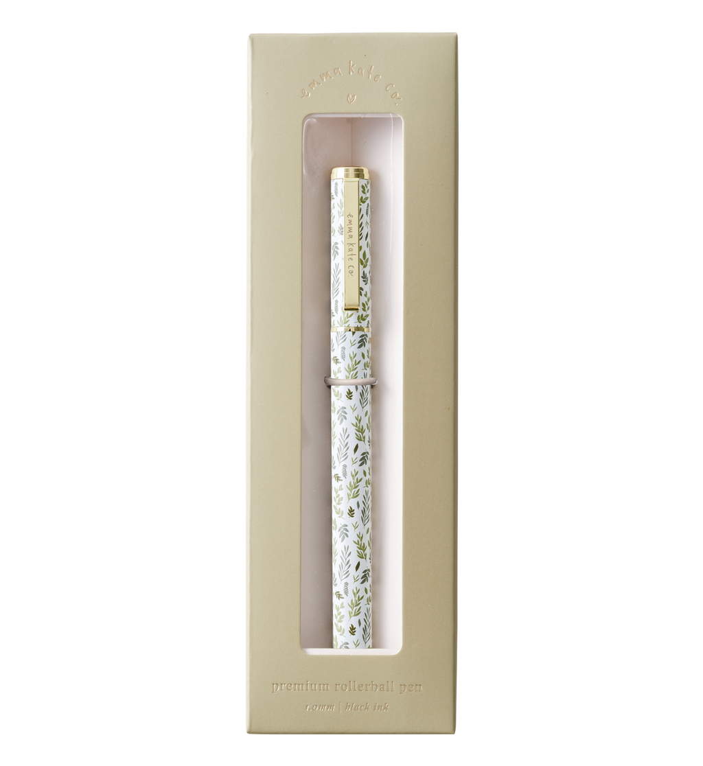 Metal Rollerball Pen | Spring Leaves