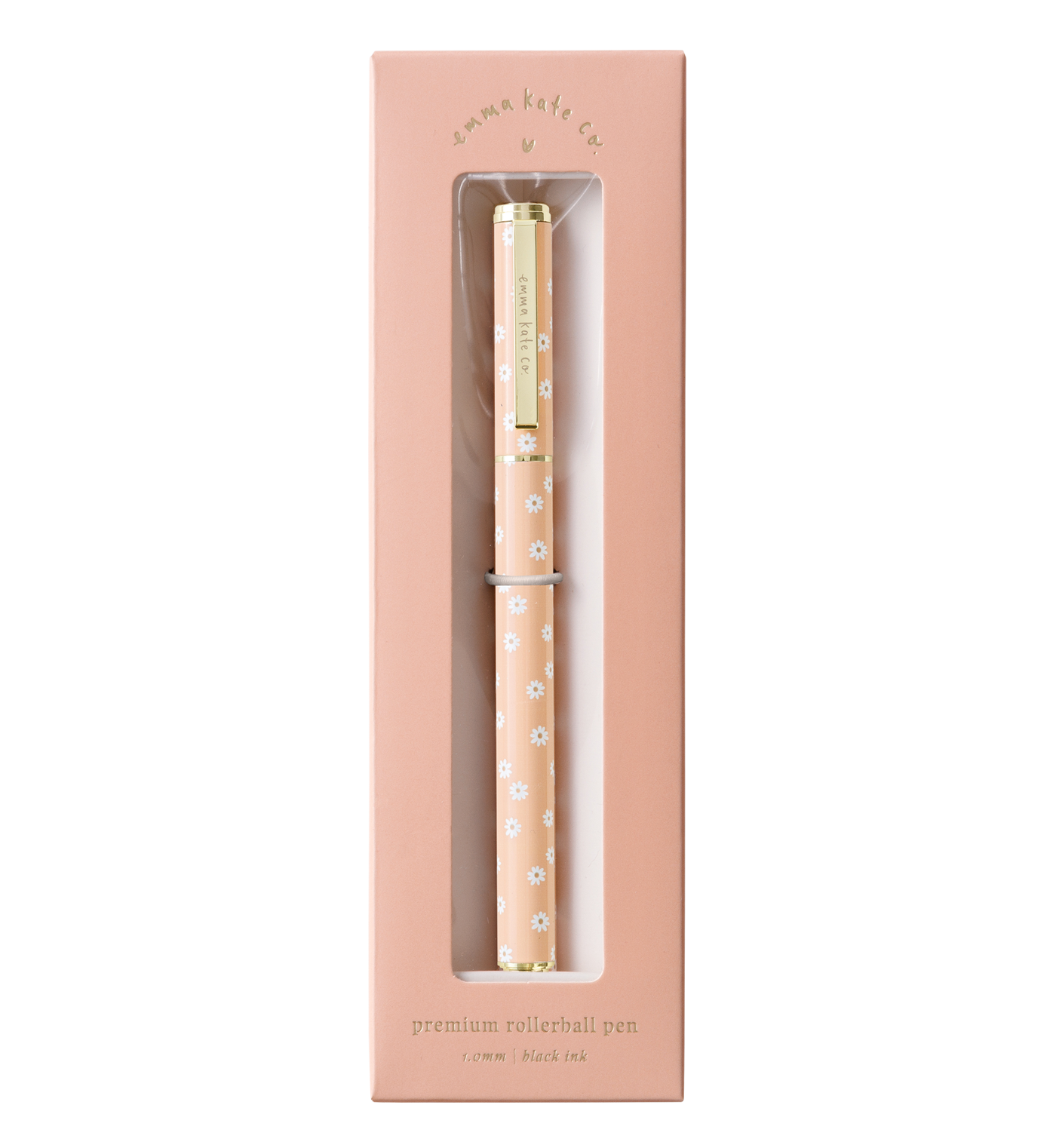 Metal Rollerball Pen | Apricot Daisies