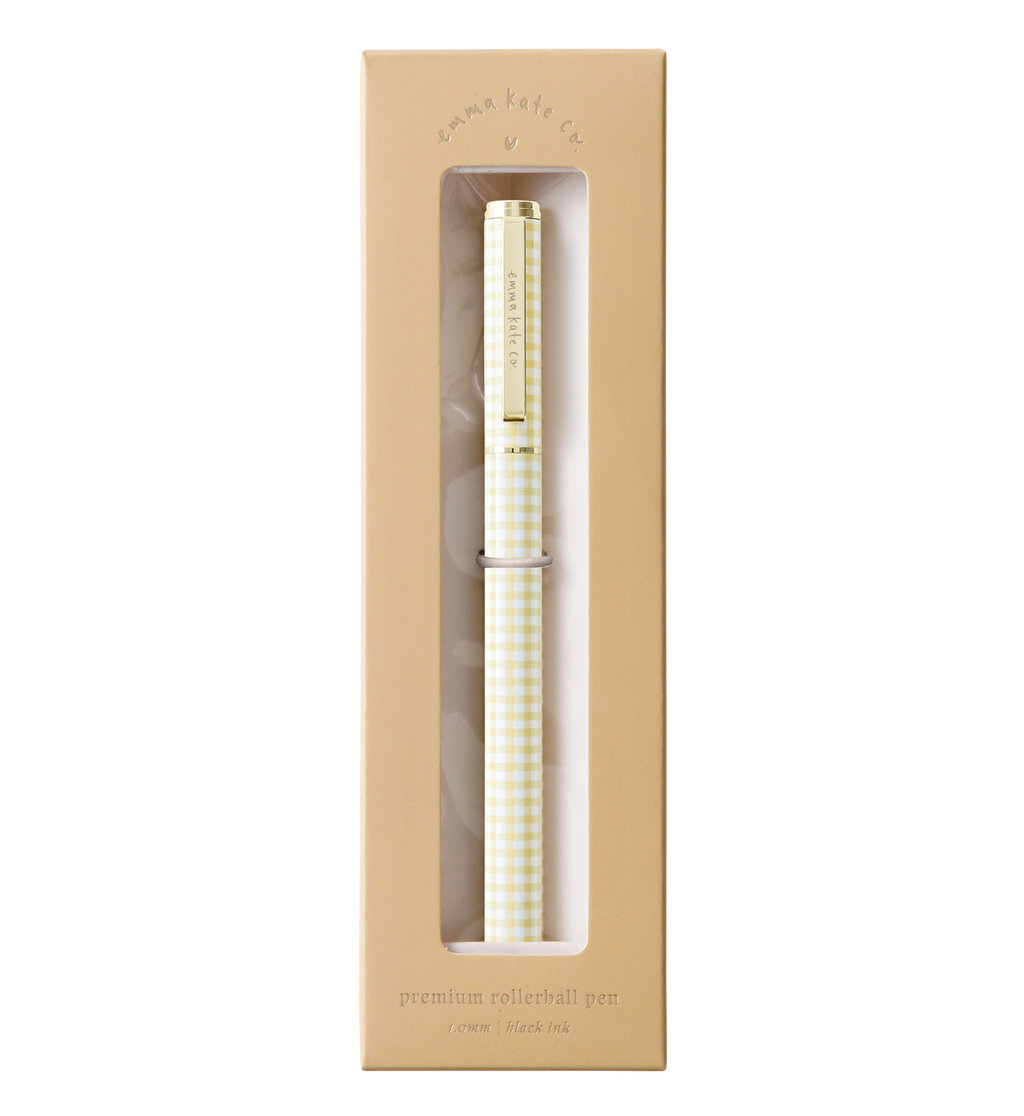 Metal Rollerball Pen | Butter Gingham