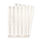 Extra Word Stickers | Budgeting Basics | 2 Sheets