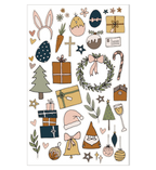 Illustrated Stickers Set | Celebrations |2 Sheets
