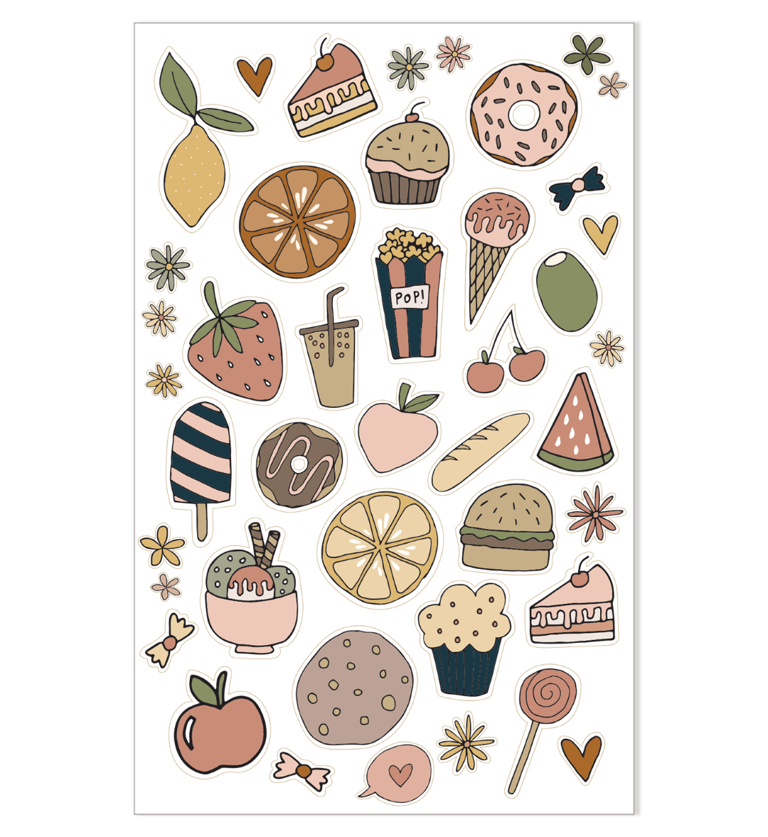 Emma Kate Co. Illustrated Stickers Set | Lifestyle | 4 Sheets