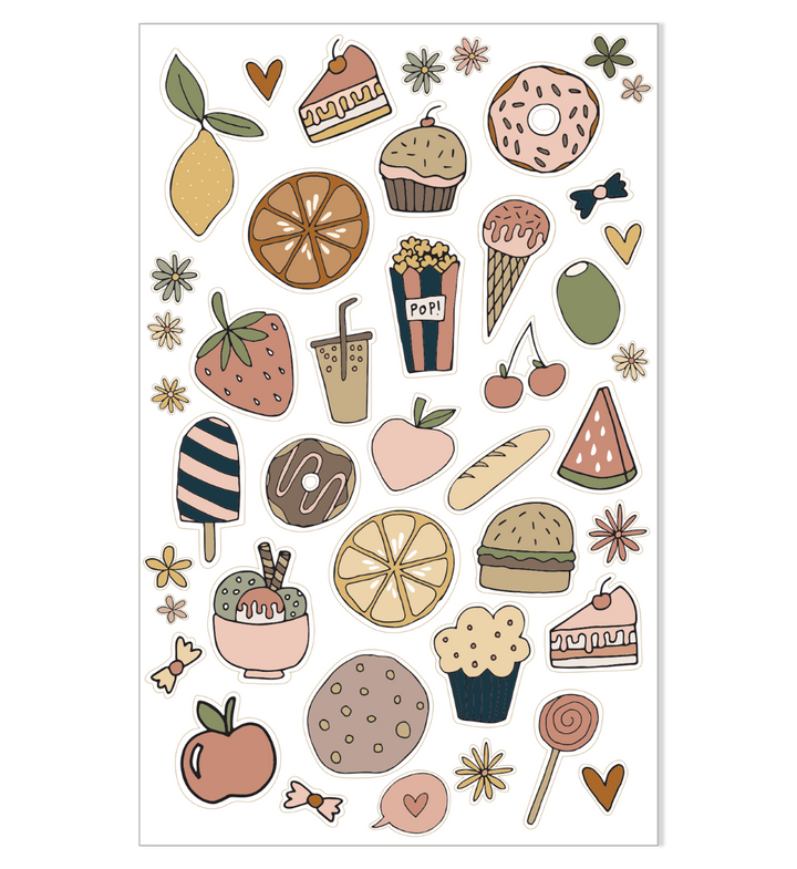 Emma Kate Co. Illustrated Stickers Set | Lifestyle | 4 Sheets