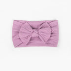 Ayla Wide Bow Headband - Lavender