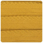 Ayla Wide Bow Headband - Mustard