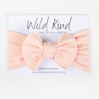 Ayla Wide Bow Headband - Pink Lemonade