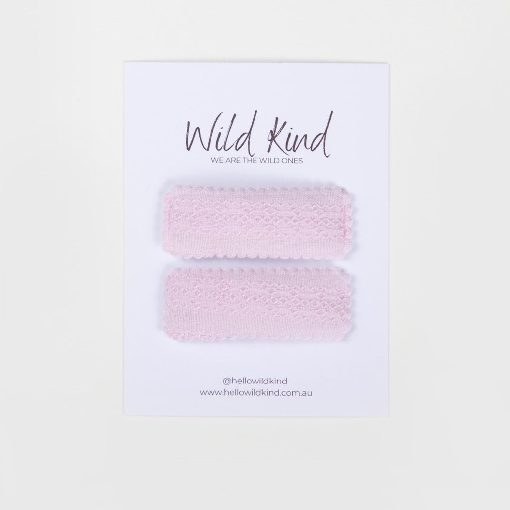Agnes Hair Clips - Lilac