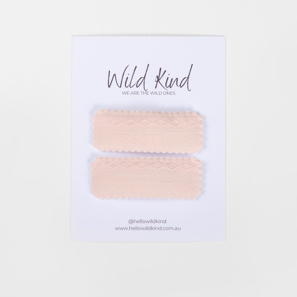 Agnes Hair Clips - Pink