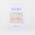Agnes Hair Clips - Pink/White