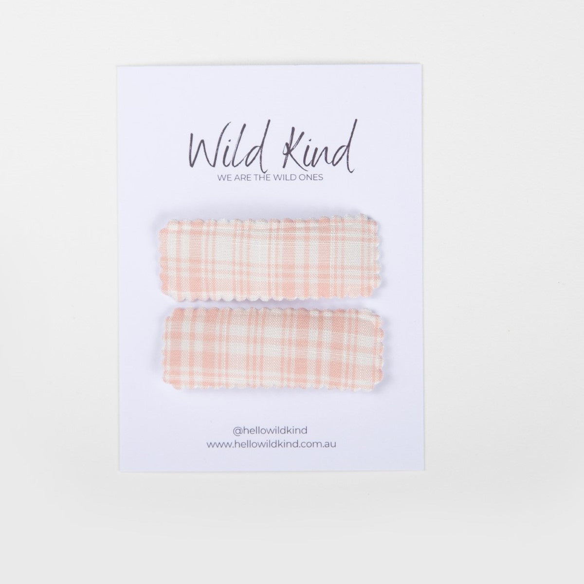 Agnes Hair Clips - Pink/White