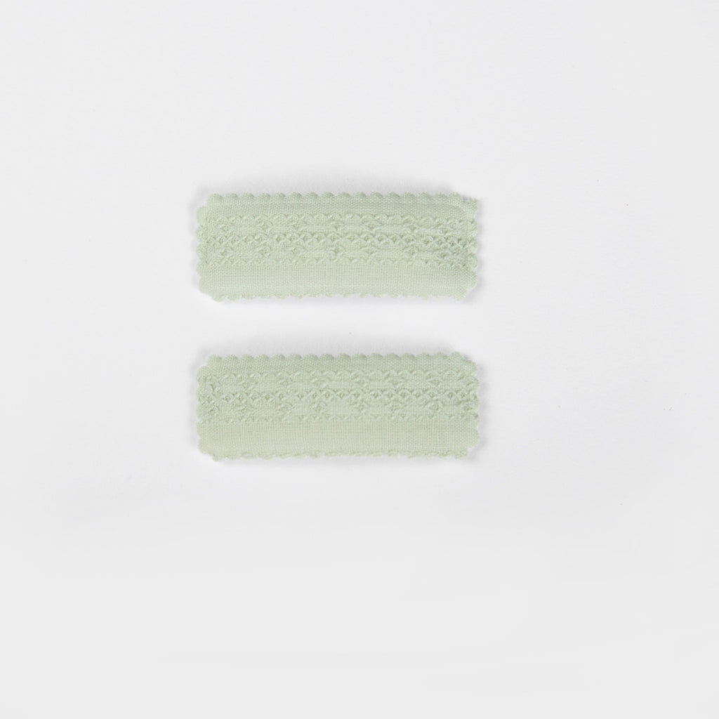 Agnes Hair Clips - Sage