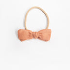 Dorothy Linen Bow Headband - Autumn