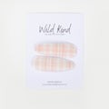 Elise Hair Clips - Pink/White