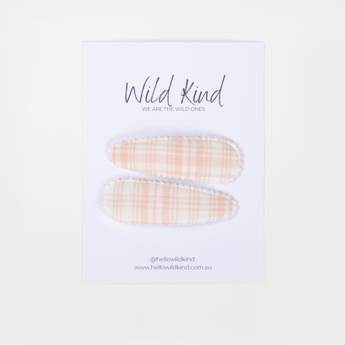 Elise Hair Clips - Pink/White