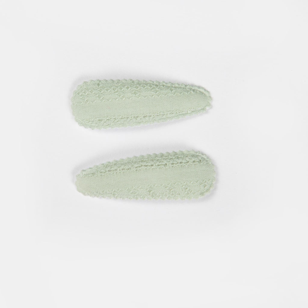 Elise Hair Clips - Sage