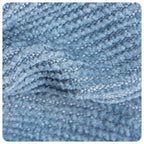 Florence Cord Bow Headband - Dusty Blue