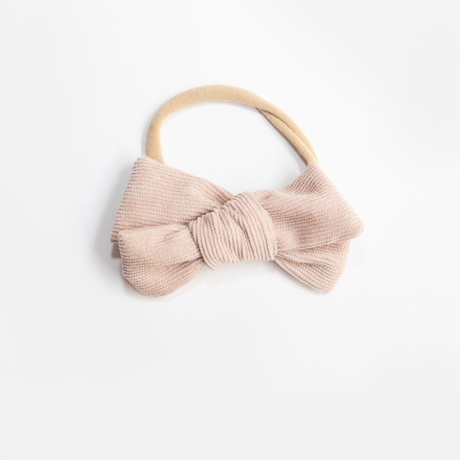 Florence Cord Bow Headband - Oatmeal