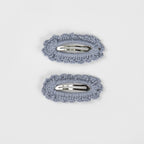 Harriet Hair Clips - Dusty Blue