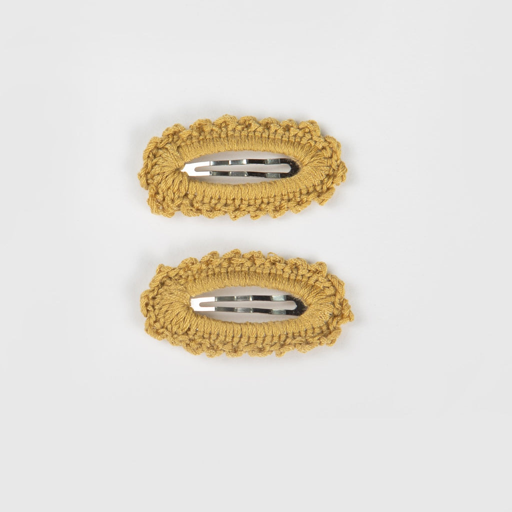 Harriet Hair Clips - Mustard