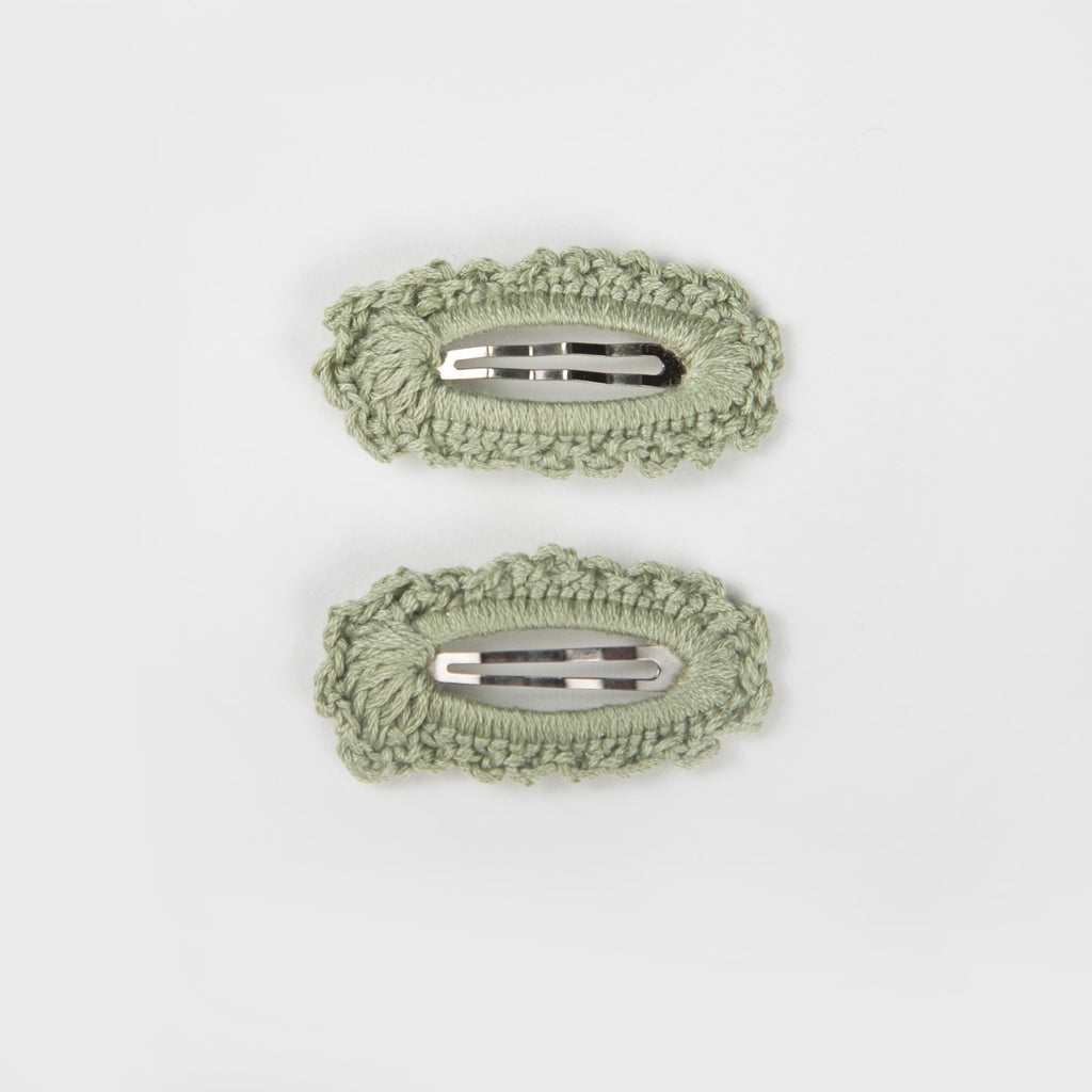 Harriet Hair Clips - Sage