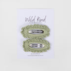 Harriet Hair Clips - Sage