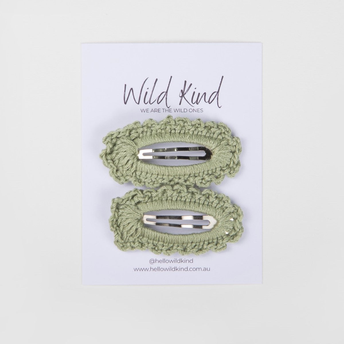 Harriet Hair Clips - Sage