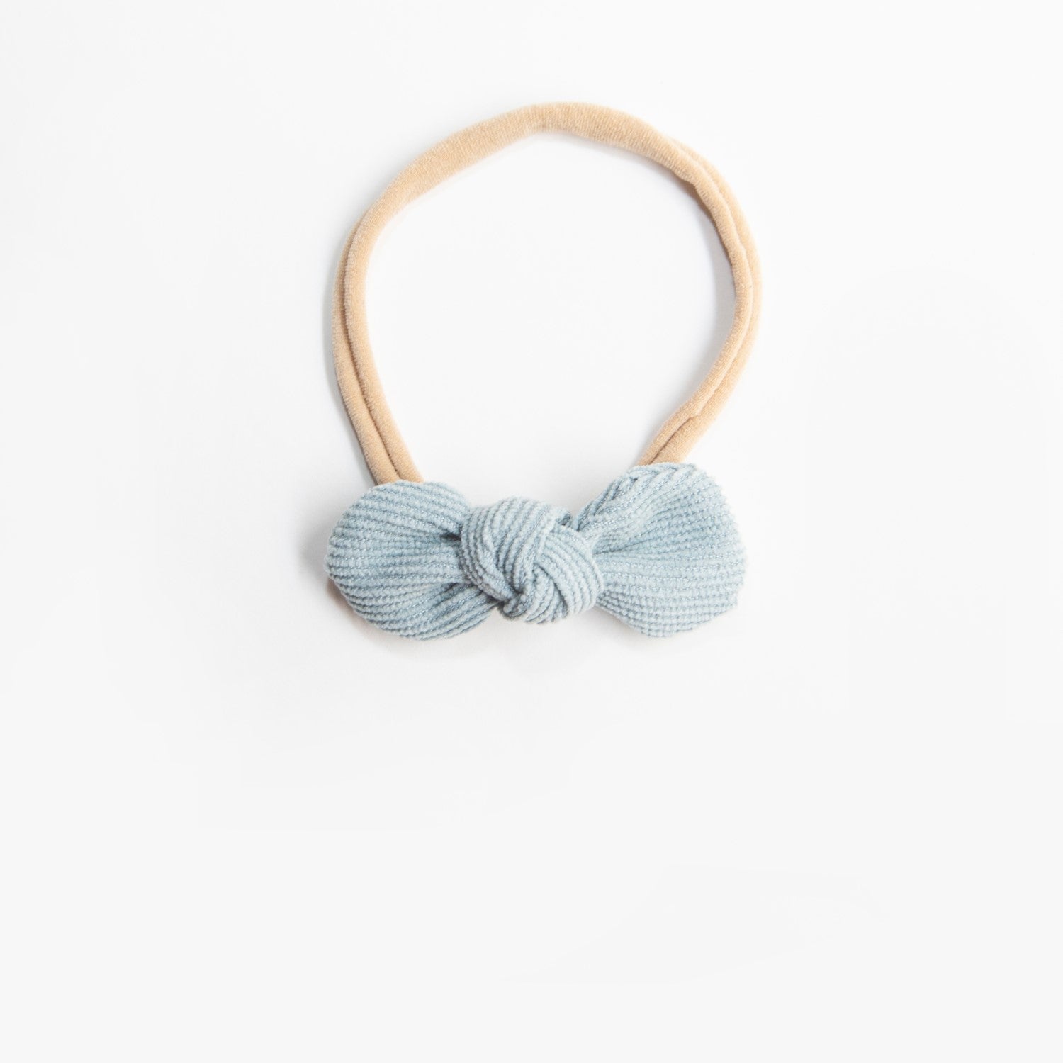 Wild Kind Ida Small Cord Bow - Sky Blue