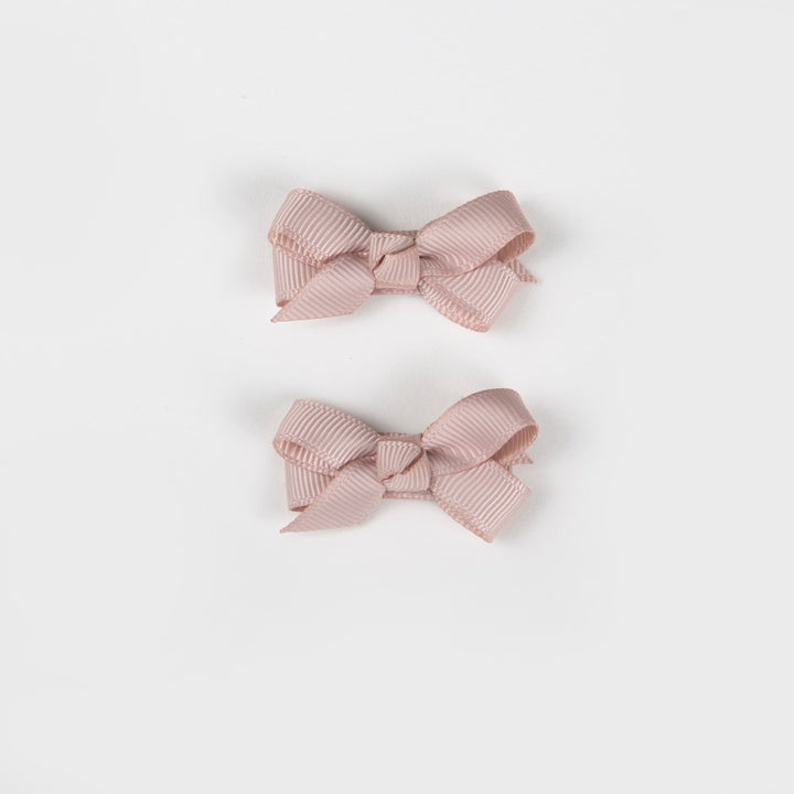 Wild Kind Olivia Small Bow Clips - Blush