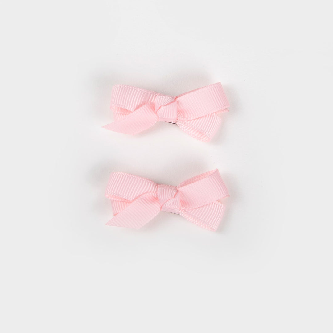 Wild Kind Olivia Small Bow Clips - Lolly Pink