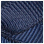 Olivia Small Bow Clips - Navy