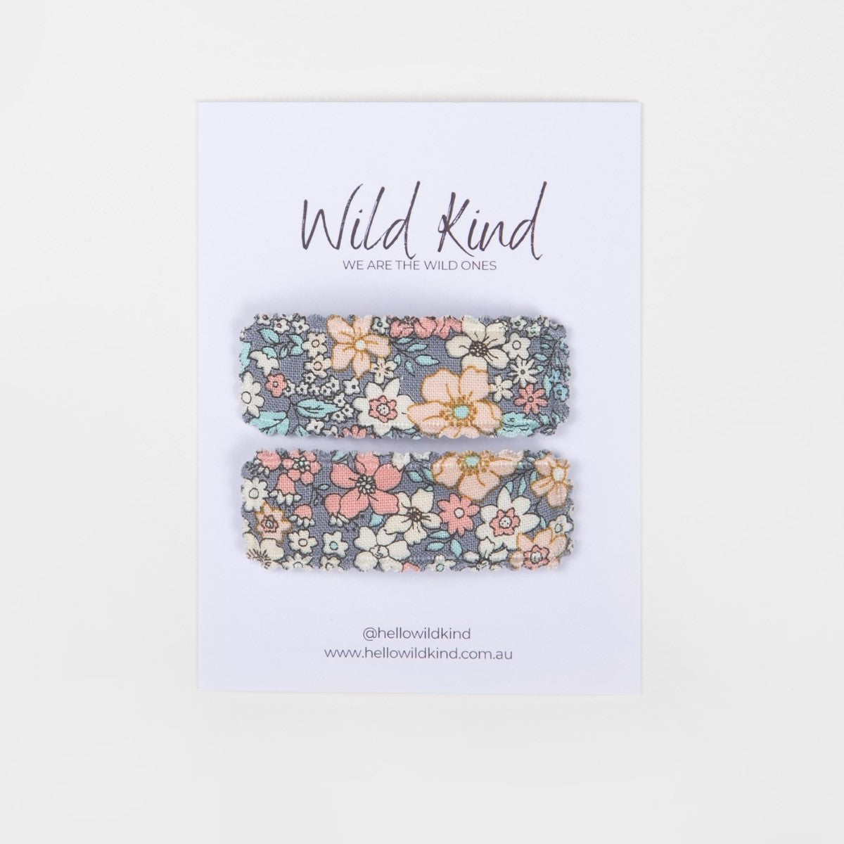Penny Hair Clips - Indigo