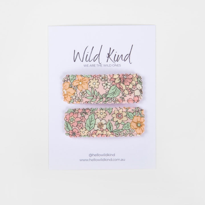 Wild Kind Penny Hair Clips - Rose