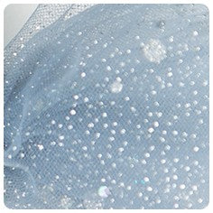 Sparkle Bow - Dusty Blue