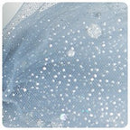 Sparkle Bow - Dusty Blue