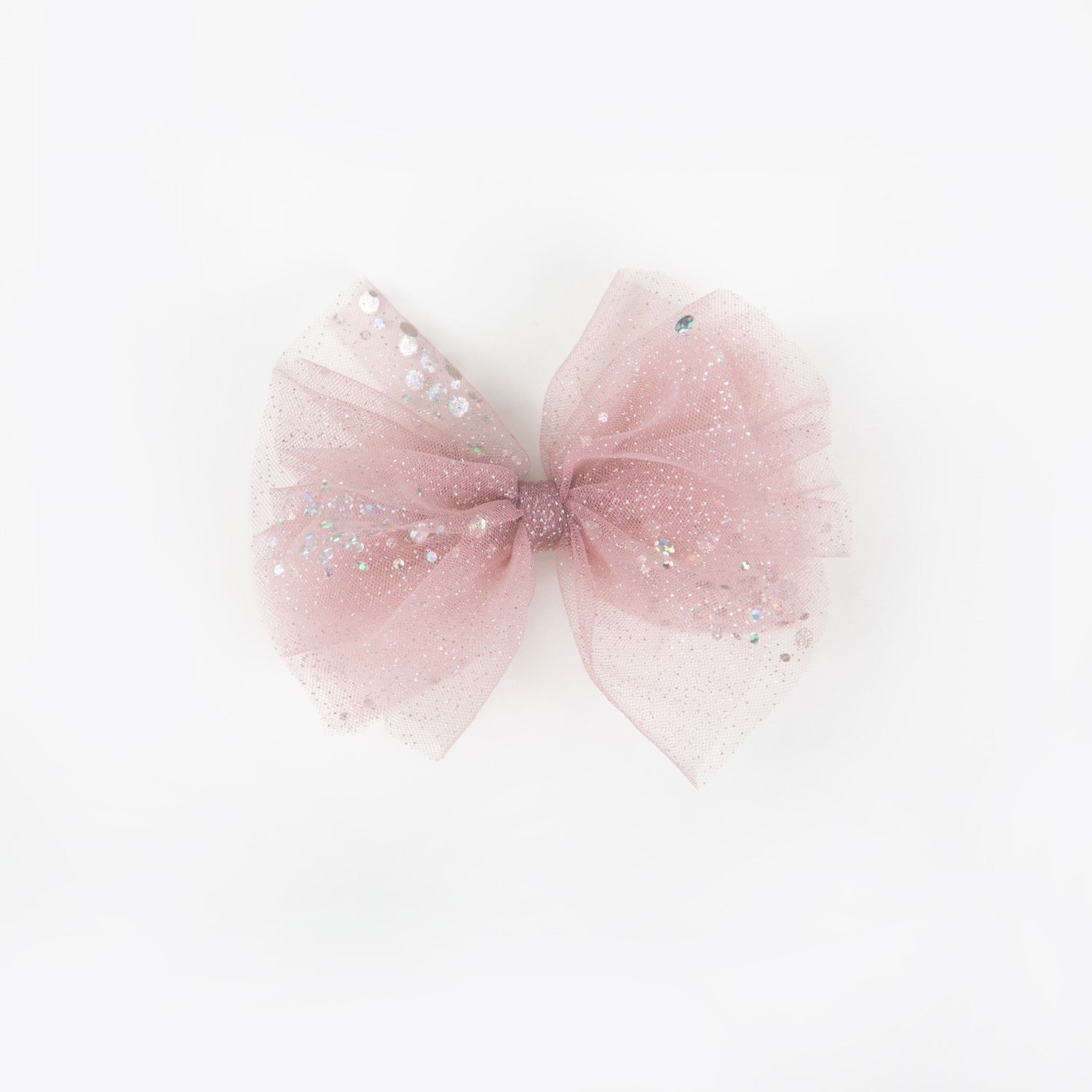 Sparkle Bow - Dusty Pink