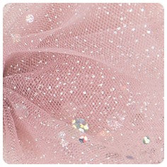 Sparkle Bow - Dusty Pink