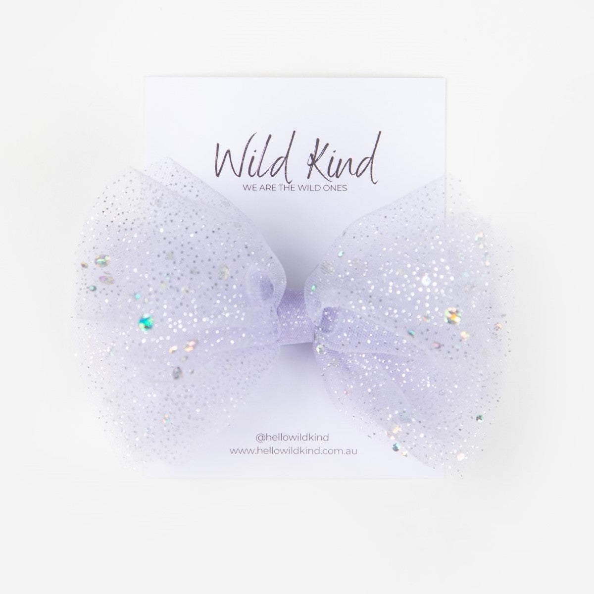 Sparkle Bow - Lilac