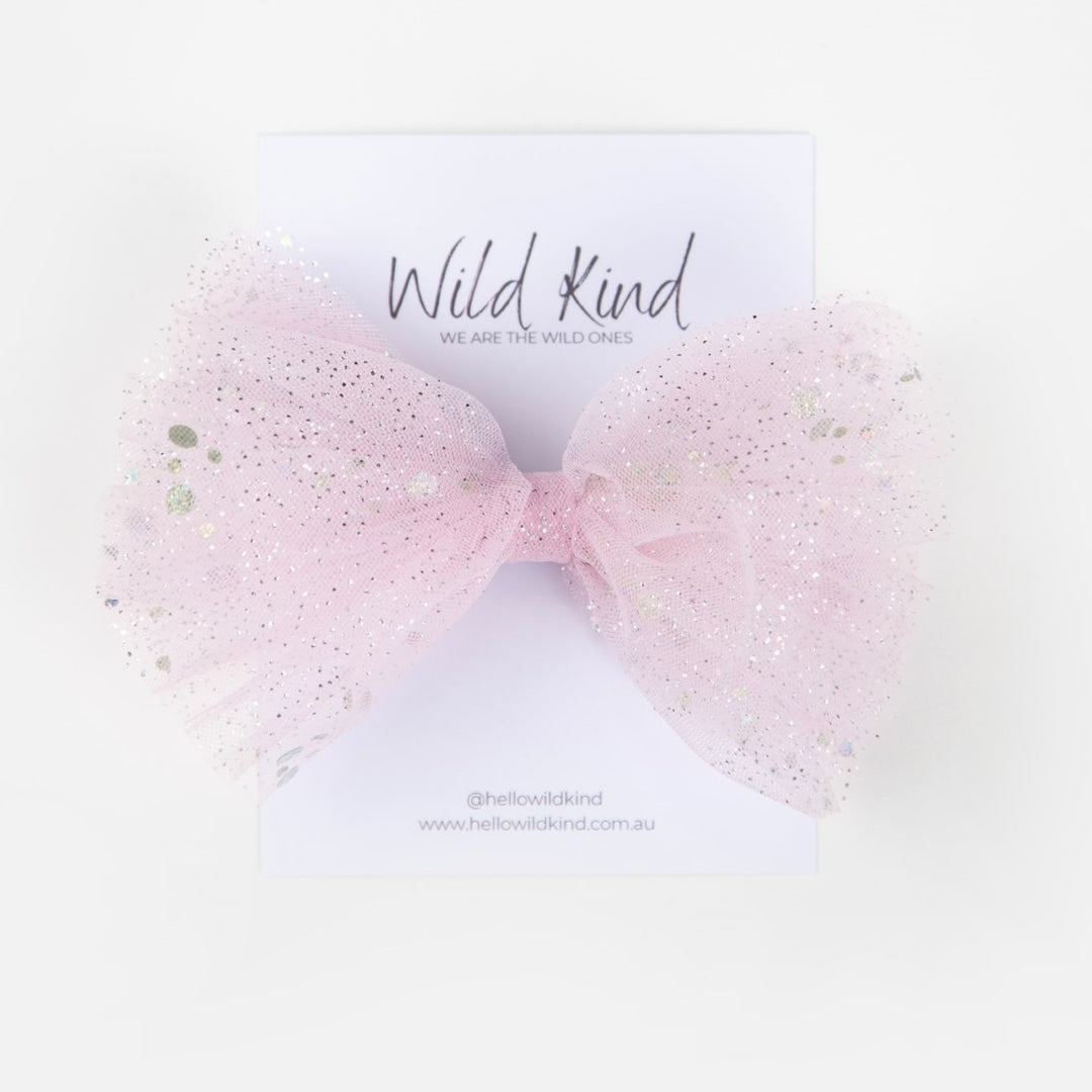 Wild Kind Sparkle Bow - Pink