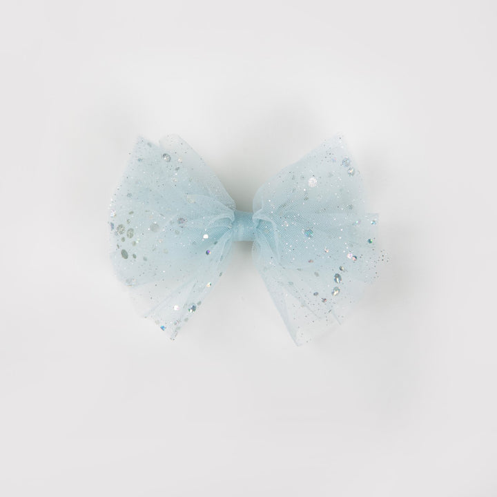 Wild Kind Sparkle Bow - Sky Blue